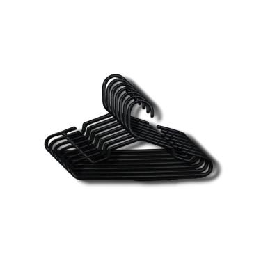 Imagem de Kit Com 25un. Cabide Infantil Pp Preto