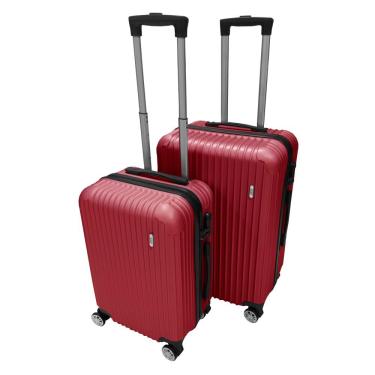 Imagem de Kit Mala De Viagem Atlas 2 Peças Vinho