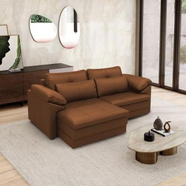 Imagem de Sofá Retrátil Elétrico Sala de Estar Nolan Bipartido 250cm Conforto Pr