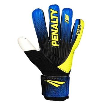 Imagem de Luva De Goleiro Adulto Delta Training XXIII Penalty, 09, Preto, Azul