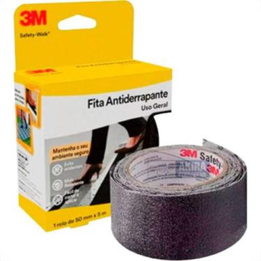 Imagem de 3M Fita Antiderrapante Int.5Mt - Preta - 3M MELHORIA DO LAR