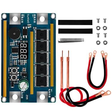 Imagem de Qudai 99 Gears of Power Pontos ajustáveis Placa de controle da máquina de solda para solda Bateria de lítio cilíndrica Baterias de níquel-metal hidreto e Folha de níquel de 0,1-0,2 mm