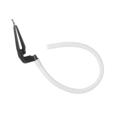 Imagem de Bothyi Kit de reparo de tubo e braçadeira para vaso sanitário, fácil instalação, universal para a maioria outras válvulas, tubos, braçadeira, peça de, Branco