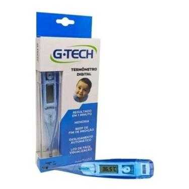 Imagem de Termômetro Digital Axilar Clínico Com Beep Cor Azul G-Tech - GTECH