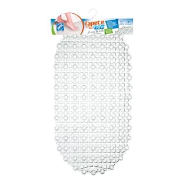 Imagem de Tapete Antiderrapante para Box, 65,5 x 37 cm, PVC com Ventosas, Natural