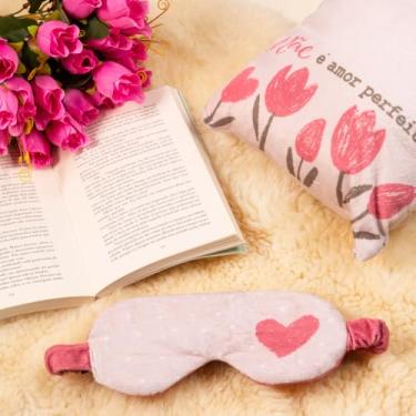 Imagem de Almofada com Tapa Olhos - Mãe é Amor Perfeito