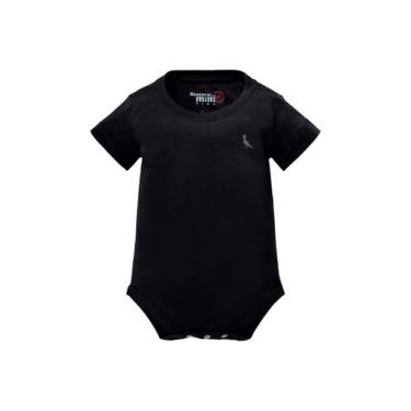 Imagem de Body Pima Manga Curta Bb Melhor Do Mundo Reserva Mini, G, Preto