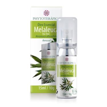 Imagem de PHYTOTERAPICA - Óleo Essencial Melaleuca Aerossol - Para Difusor, Massagem e Aromaterapia - Proporciona ânimo, vigor e equilibra a oleosidade da pele - 100% Puro e Natural - Amadeirada/Herbal, 15ml