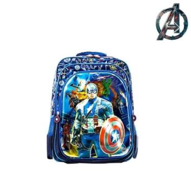 Imagem de Mochila 3d Escolar Infantil De Costas Capitão América - TOYS 2U
