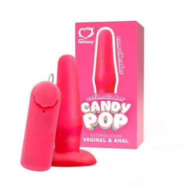 Imagem de Estimulador Candy Pop com Vibro Bullet 12,5 X 3,3 CM Sexy Fantasy