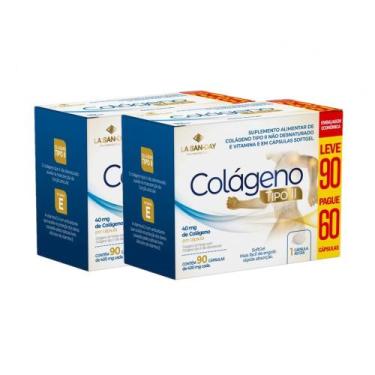 Imagem de Kit 2 Suplemento Colágeno Tipo II 90 Cápsulas - La San-Day