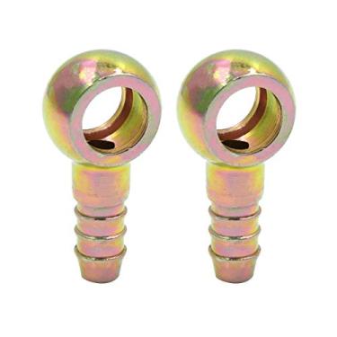 Imagem de X AUTOHAUX 8 mm ID Mangueira Barb 12 mm Banjo Adaptador de Linha de Combustível para Motocicleta Carro 2 peças