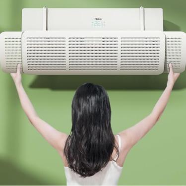 Imagem de Defletor De Ar Condicionado Ajustável, Protetor De Vento De Ar Condicionado, Anti-vento Anti-sopro Direto, Defletor De Ventilação De Ar, Regular Version, 74~104cm