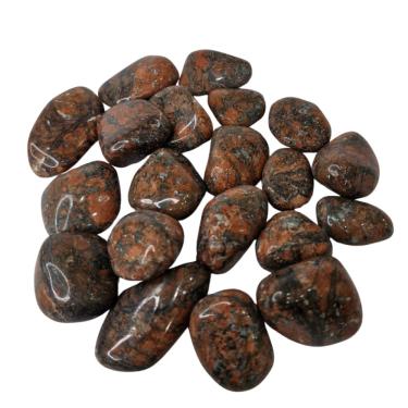 Imagem de Pedra Calcita Laranja 0,2 a 1 cm Rolada 250g Natural