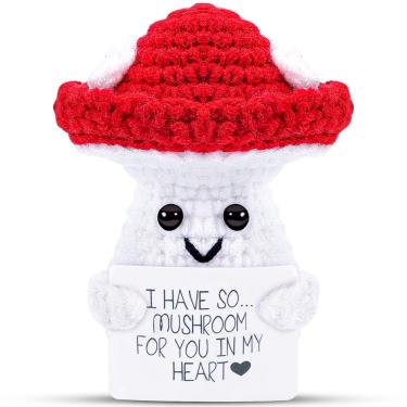 Imagem de Boneca de crochê de pepino feita à mão Emotional Pickle Hoedia