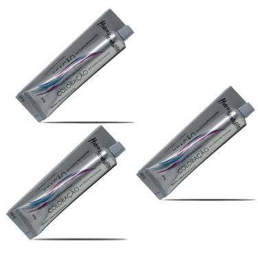 Imagem de Kit 03 Tinta Coloração Preto Azulado 1.0 Mairibel 60g