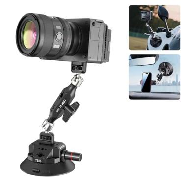 Imagem de ULANZI Suporte para câmera com ventosa TB15, suporte para câmera de sucção de carro resistente, braço mágico com rotação de 360°, rosca de 1/10.2 cm e 3/20.3 cm, compatível com DJI OSMO Pocket 3/OSMO