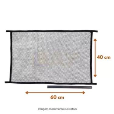 Imagem de Cerca Tela para Cachorros/Divisória para Portas Preto | Fácil Instalação | Ambientes Internos | Diversos Tamanhos | Leve e Prática | Segurança para Pets (Mini XP: 40cm x 60cm)