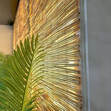 Imagem de Cortina de Bambu Natural Rolo 5m x 1m Decoração Rústica para Pergolado, Gazebo, Ambientes Externos e Artesanato