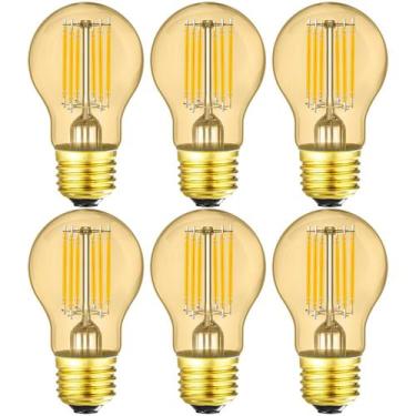 Imagem de Lâmpada LED Leools A15 8W E26 2700K regulável 800LM, pacote com 6