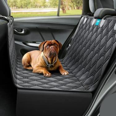 Imagem de Capa Pet Impermeável Protetora de Banco Traseiro de Carro Protege de Danos Pelos e Xixi Lavável na Máquina Porta Malas Universal - Duke & Dixie