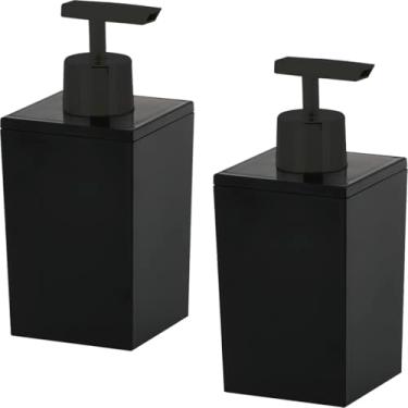 Imagem de Kit 2un Porta Sabonete Líquido 300ml Saboneteira Estilo Minimalista Banheiro Lavabo Dispenser Moderno