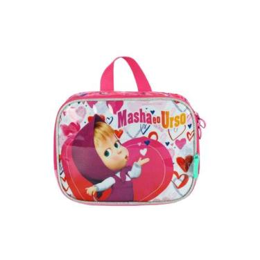 Imagem de Lancheira Térmica Masha E O Urso Oficial La40943 - Pink - Luxcel