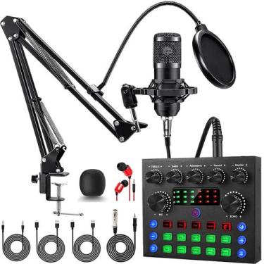 Imagem de Pacote de equipamento de podcast ALSO GO, pacote de estúdio de gravaçã