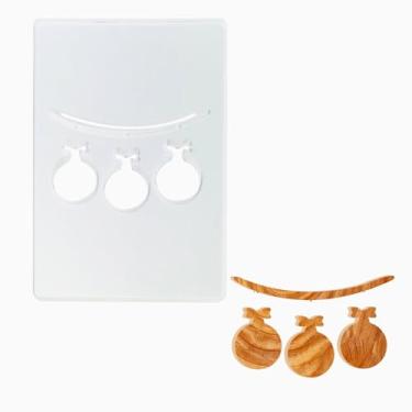 Imagem de Modelos de roteador de acrílico de Natal com formato de ornamento para carpintaria de férias, kit de artesanato decorativo de férias, ideias de presente faça você mesmo, estênceis para marcenaria para