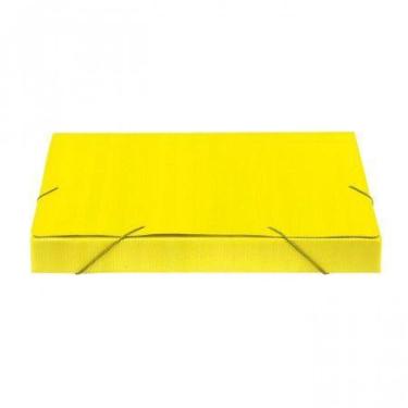 Imagem de Pasta Aba Elástica Polionda 35mm Amarela Polibras