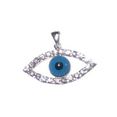 Imagem de Pingente De Prata Olho Grego Formato De Olhos: a Tendência Que Atrai S
