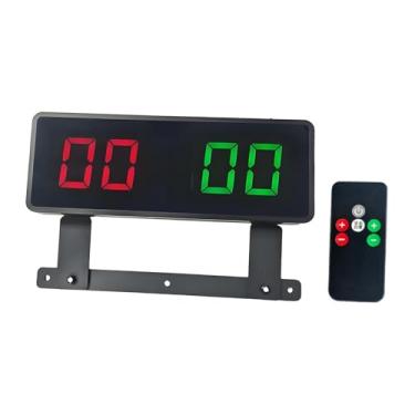 Imagem de menolana Placar eletrônico de bilhar, placar digital profissional e resistente para vôlei, prático, 10,2 x 3,7 x 1,2 polegadas, com controle remoto