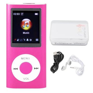 Imagem de Portátil MP3 Music Player com 1.8 polegadas TFT HiFi Sound 7 Sound Effect Modos USB Recarregável Digital Video Music Player para Indoor Outdoor Use ABS Material (Sem memória)