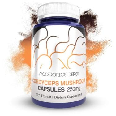 Imagem de Suplemento Nootropics Depot Cordyceps Mushroom 250 mg 60 cápsulas