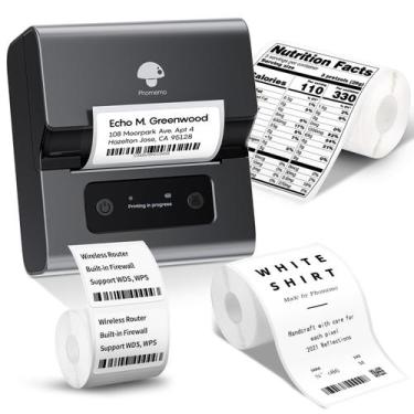 Imagem de Máquina de etiquetas térmica Bluetooth Phomemo M221 com fita adesiva