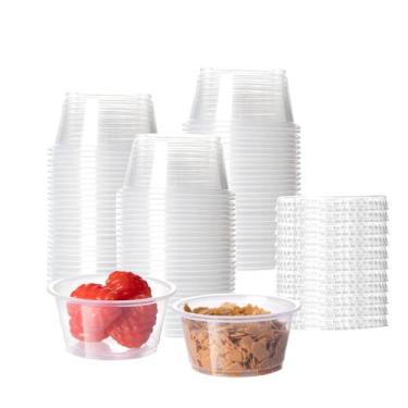 Imagem de Copos descartáveis de plástico HOMIP 2 onças (60 mL), pacote com 300