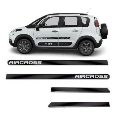 Imagem de Friso Lateral Largo Aircross 2011 a 2020 Kit Black (Preto Brilhante) A