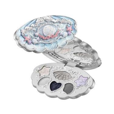 Imagem de Paleta de maquiagem facial Flower Knows Shell's Jewel de 6 cores, somb