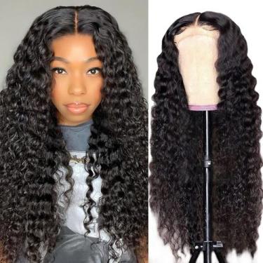 Imagem de Perucas frontais de renda Bangjazz Water Wave 180% Densidade 18cm