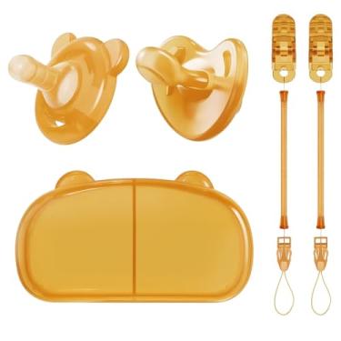 Imagem de Kit 2 Chupetas Calmante Anti Cólica E Inchaço Dia E Noite