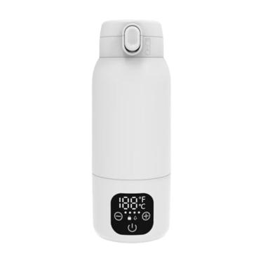 Imagem de MERIGLARE Aquecedor de mamadeiras portátil para viagem, aquecedor para amamentação, chá de bebê para a maioria mamadeiras, mantém aquecido, função, Cy523