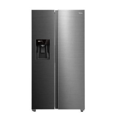 Imagem de Refrigerador Midea Side By Side 570L Dispenser De Agua E Gelo Inverter