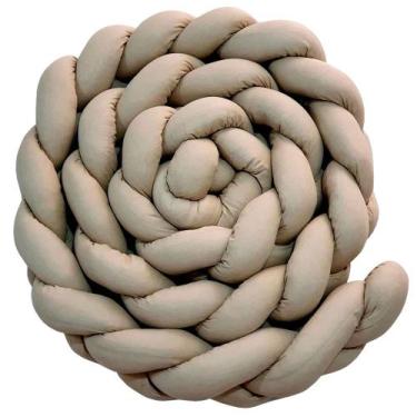 Imagem de Protetor Para Berço e Cama Montessoriana Trança 4 Metros - Amora Amor 