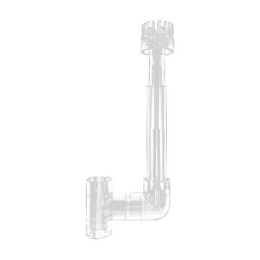 Imagem de Ｂｅｓｇａ Skimmer de aquário, limpador de água, filtro de aquário, resistente, funcional, eficiente, acrílico transparente, Diâmetro Interno 16