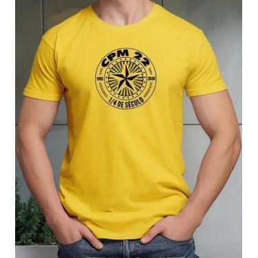 Imagem de Camiseta Camisa Adulto Feminina Masculina Algodão Banda de Rock CPM 22