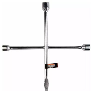 Imagem de Chave Roda Cruz 3 Bocas E Espatula 17x19x 21mm Starfer