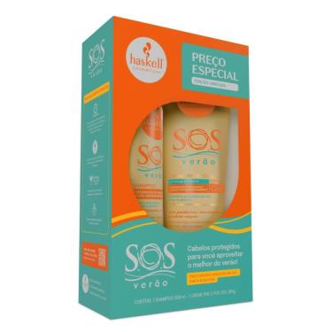 Imagem de Kit Haskell SOS Verão Shampoo 300ml + Creme Pré e Pós-Sol 240g