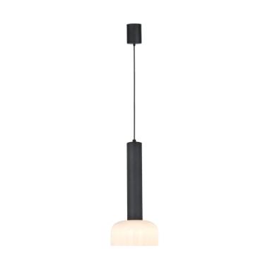 Imagem de PENDENTE STAMP PRETO/BRANCO 1XLED 7W