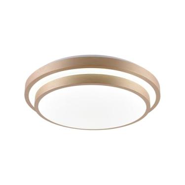 Imagem de PLAFON Φ50×50×10CM 120W 9000LM 3000K 4000K 6000K BIVOLT METAL DOURADO+ACRILICO CX:63x56x56CM 2KG EAN