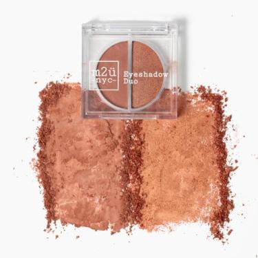 Imagem de M2U NYC EyeShadow Duo, Conjunto de Sombras, Vários Tons/Cores, Paleta de Sombras para Maquiagem, 2 Cores por Conjunto